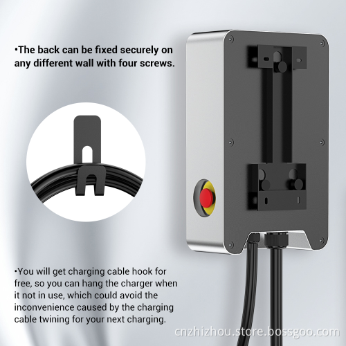 3 Caricatore PhaseAC di tipo 2 all&#39;adattatore GBT 11 kW CHARGERS EV METALLIC